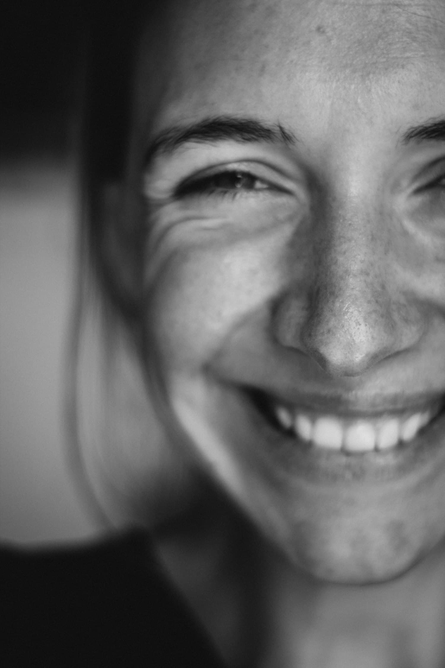 Bright, natural smile after cosmetic dentistry